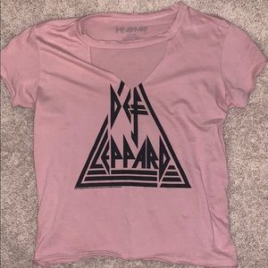 T-shirt with cut out